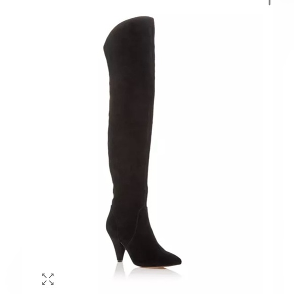 Kurt Geiger Shoes - Kurt Geiger Women’s Size 10 (41) Black Suede Violet Over The Knee Boots